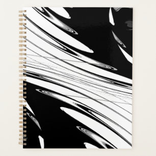Agenda Moderno negro y blanco