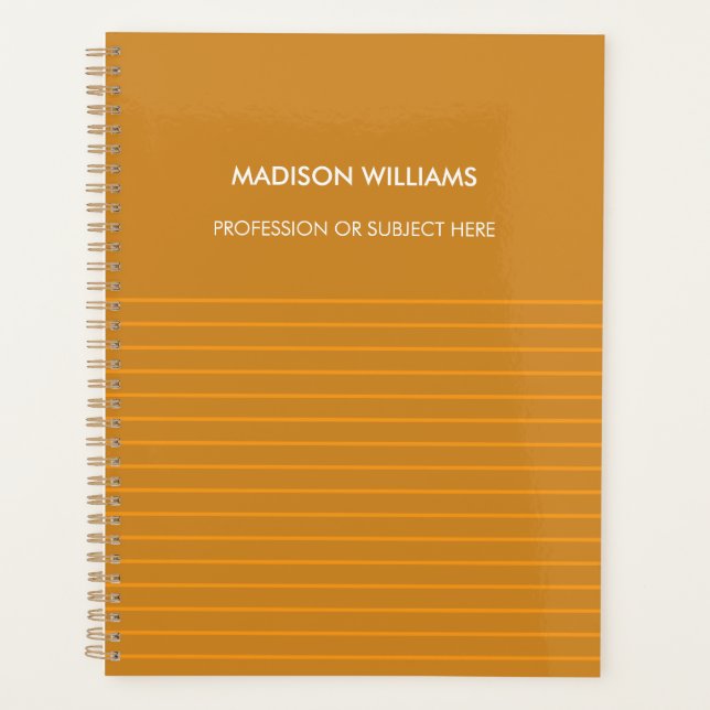 Agenda Moderno Planner minimalista y moderno (Anverso)