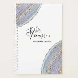 Agenda Moderno y elegante Geode Agate - Planner
