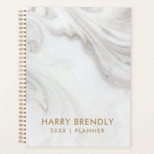 Agenda Moderno y simple Marble 2023 Planner