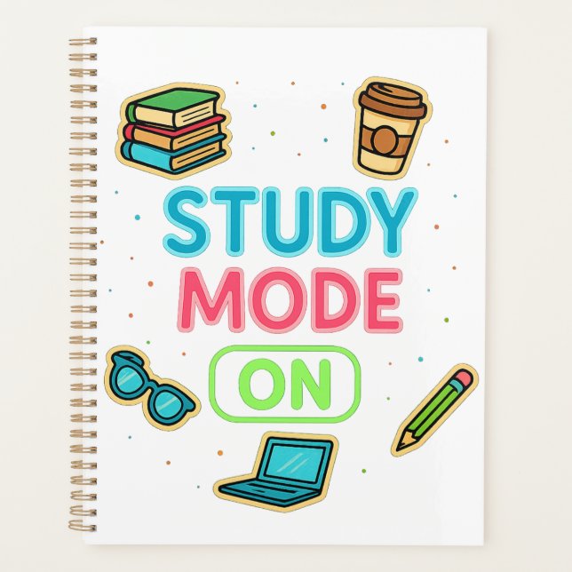 Agenda Modo de estudio activado (Anverso)