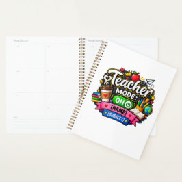 Agenda Modo Profesor Activado Divertido Profesor Personal