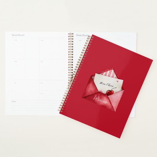 Agenda Mon Cheri (mi querido) Je'taime (te amo) (Demostración)