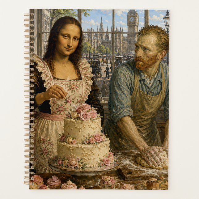 Agenda Mona Lisa y Van Gogh Bake Off (Anverso)