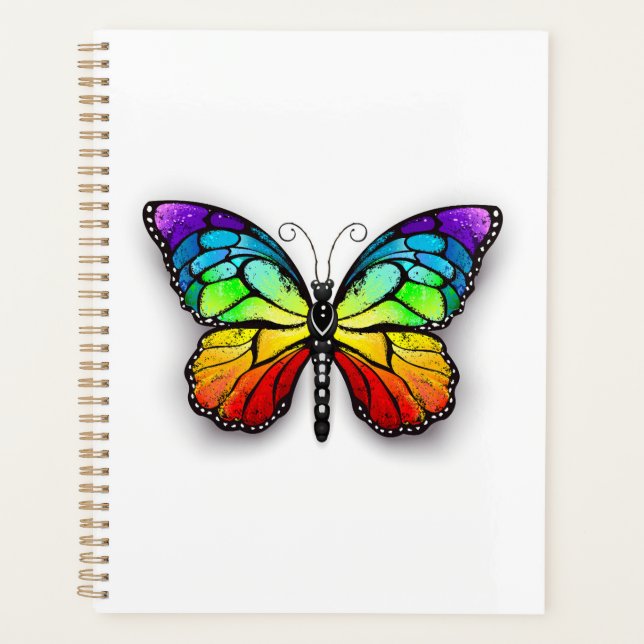 Agenda Monarca de mariposa arcoiris (Anverso)