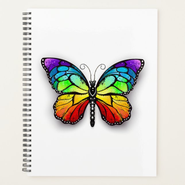 Agenda Monarca de mariposa arcoiris (Anverso)