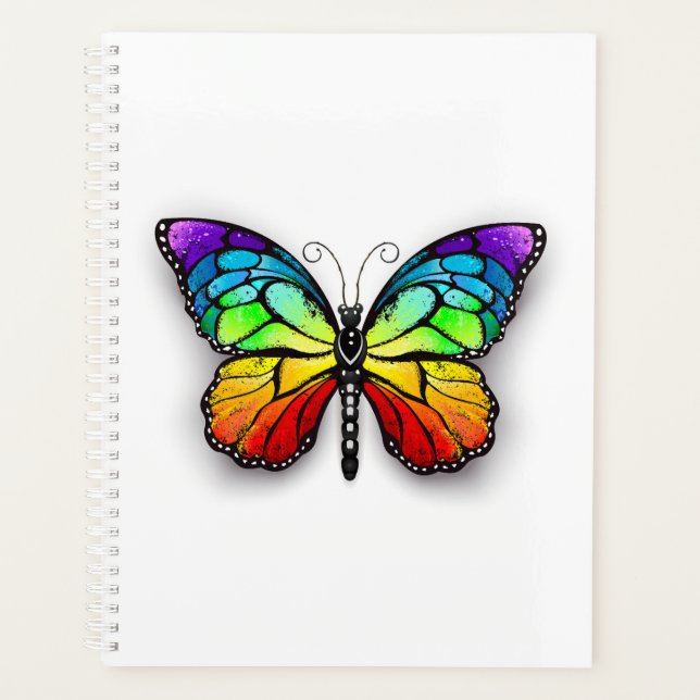 Agenda Monarca de mariposa arcoiris (Anverso)