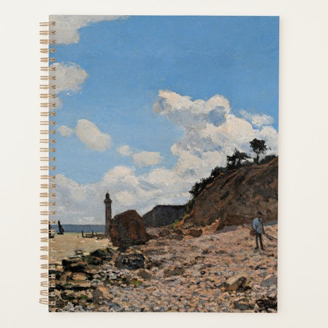 Agenda Monet - La playa de Honfleur (Anverso)
