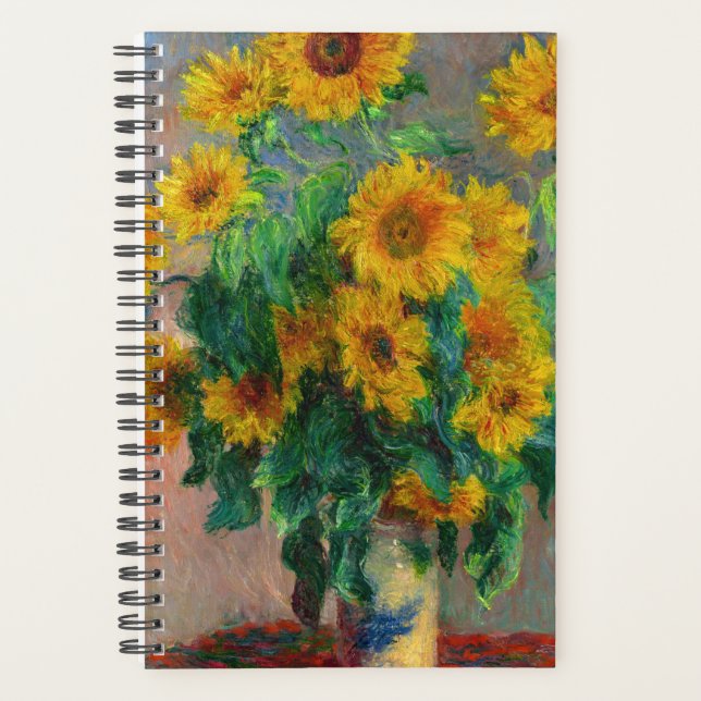 Agenda Monet Sunflowers (Anverso)