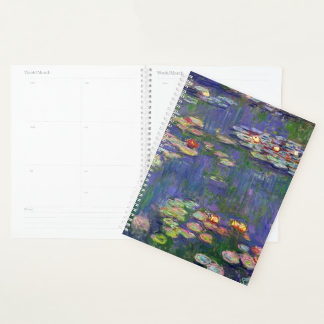 Agenda Monet Water Lilies Masterpiece Pintura (Demostración)