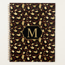 Mongorama de patrón de Leopardo de oro de Moda mod