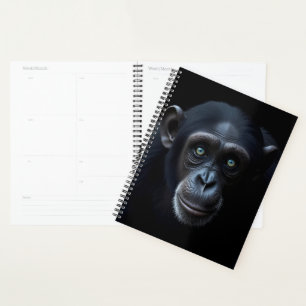 Agenda Mono de chimpancé negro