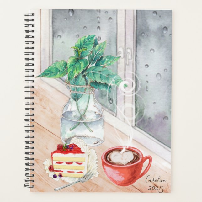 Agenda Monograma 2025 Café (Anverso)