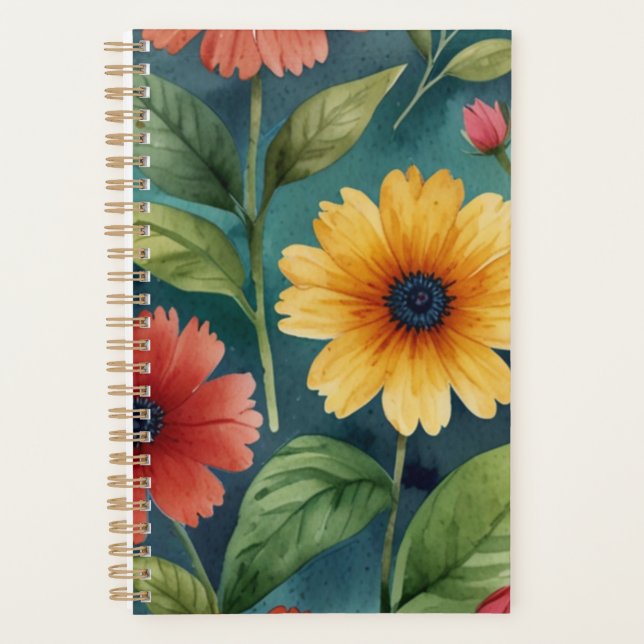 Agenda Monograma Botánico Tropical Audaz (Anverso)