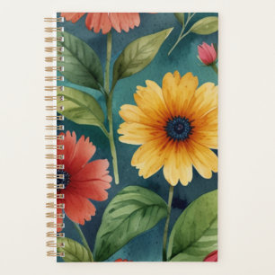 Agenda Monograma Botánico Tropical Negrita