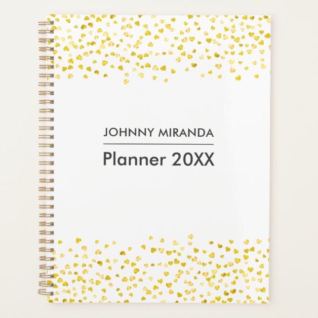 Agenda Monograma cardiaco mes y semana (Anverso)