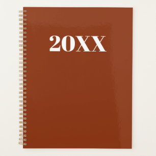 Agenda Monograma de año simple de la tipografía moderna d