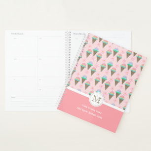 Agenda Monograma de crema de hielo