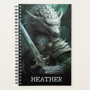 Agenda Monograma de Fantasía del Guerrero del Dragón