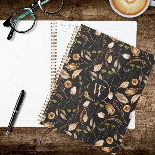 Agenda Monograma de Follaje Bohemio