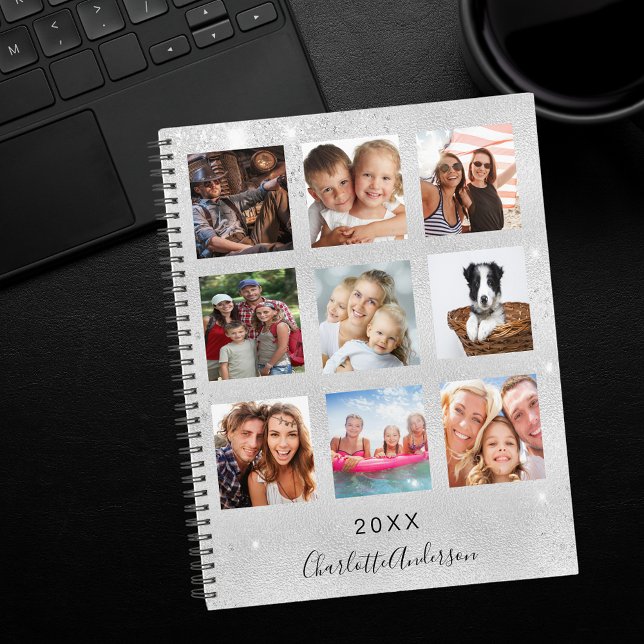 Agenda Monograma de fotografía de la familia purpurina de (Subido por el creador)
