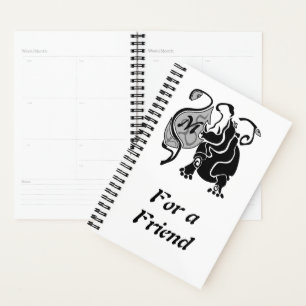 Agenda Monograma de Hippo enojado