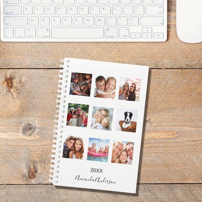 Agenda monograma de la familia de fotos de personalizados (Subido por el creador)