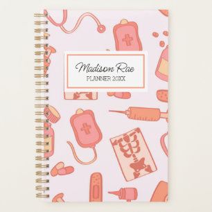 Agenda Monograma de nombres de cosecha de trabajadores de