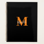 Agenda Monograma de nombres e iniciaciones personalizadas<br><div class="desc">Planificador de monograma de nombres e iniciaciones personalizadas</div>