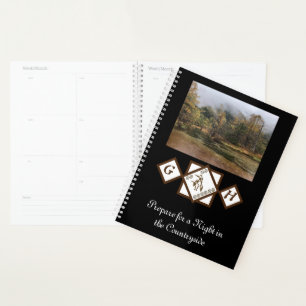 Agenda Monograma de Rodeo Bull Rider y Longhorn Photo