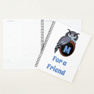 Agenda Monograma de Scary Scop Owl
