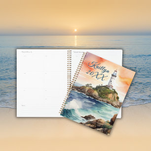 Agenda Monograma del faro de la bahía de Byron