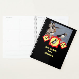 Agenda Monograma del Personalizado Adorable del atún de 
