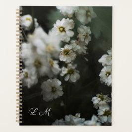 Agenda Monograma floral artístico y temperamental