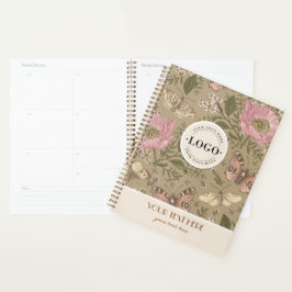 Agenda Monograma florero botánico moderno