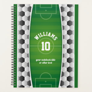 Agenda Monograma Fútbol estadio Ball Sport Verde