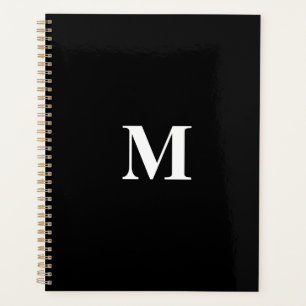 Agenda Monograma Iniciales Nombre personalizado Regalo bl