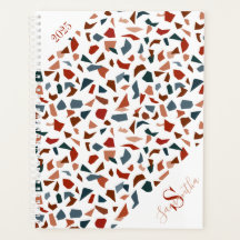 Monograma marrón elegante