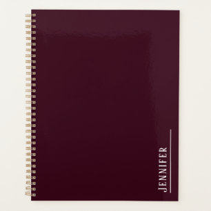 Agenda Monograma personalizado, morera moderna