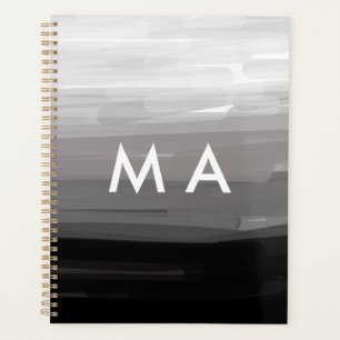 Agenda Monograma simple añada su letra de nombre man mini