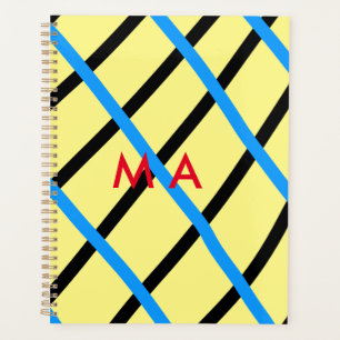 Agenda Monograma simple añada su letra de nombre man mini