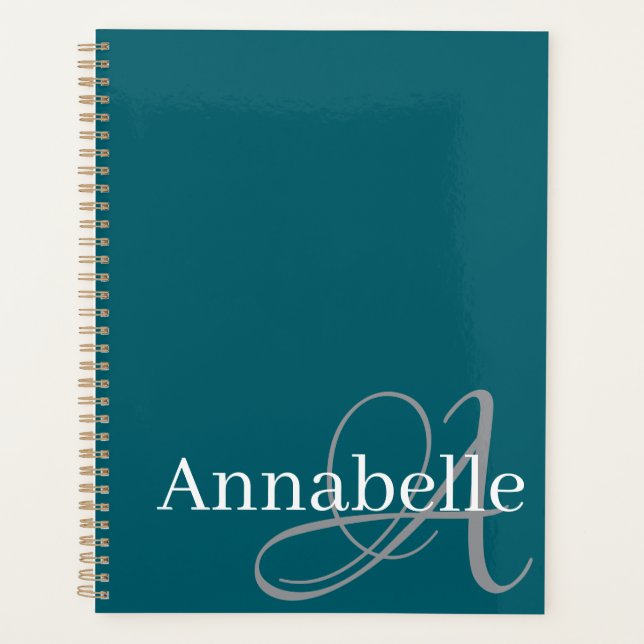 Agenda Monograma y nombre (Anverso)