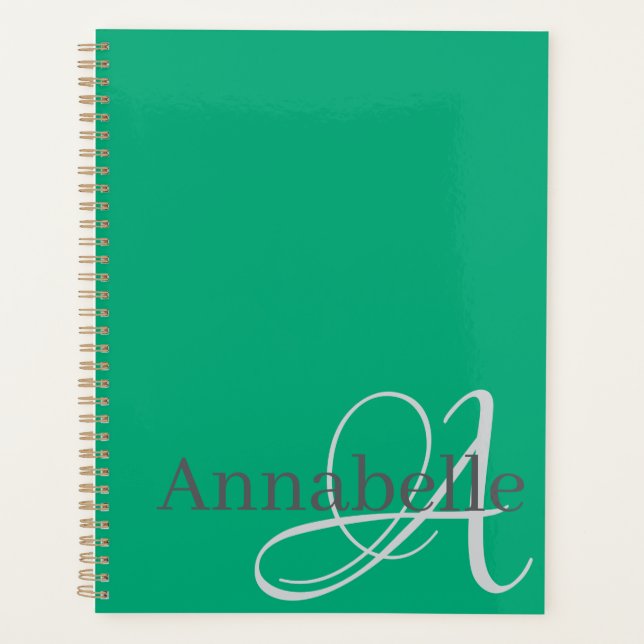 Agenda Monograma y nombre (Anverso)