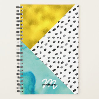 Agenda Monogramación de los medios mixtos Aqua y Gold