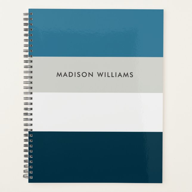 Agenda monogramado, nombre, (Anverso)