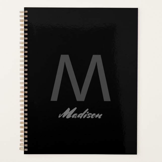 Agenda Monogramas Bridesmaid Groomsmen Boda Favor del Reg (Anverso)
