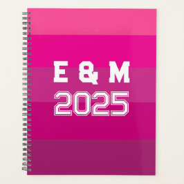 Agenda "Monogramo de personalizable y años
