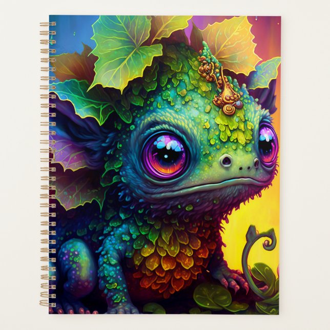 Agenda Monstruo de escarcha lindo Fantasy Planner (Anverso)