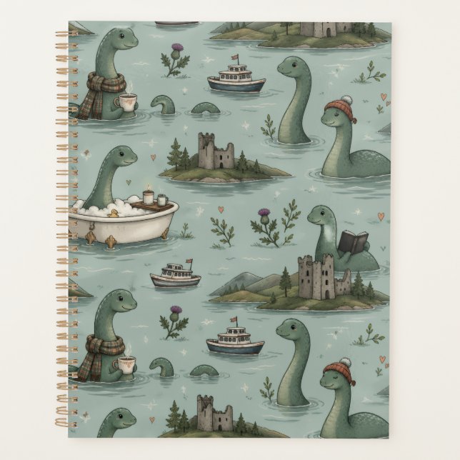 Agenda Monstruo del lago Ness  (Anverso)