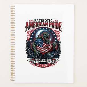 Agenda Monstruo Patriótico del Pantano Horror Old Glory P